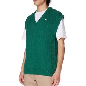 Kappa Robe Nembus Knit Golf Vest Green Made In Italy Large NWT